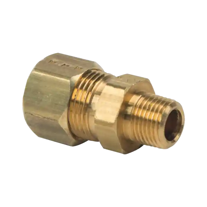 BrassCraft 68-6-2 3/8 in. O.D. Tube x 1/8 in. MIP Compression Male Reducing Adapter