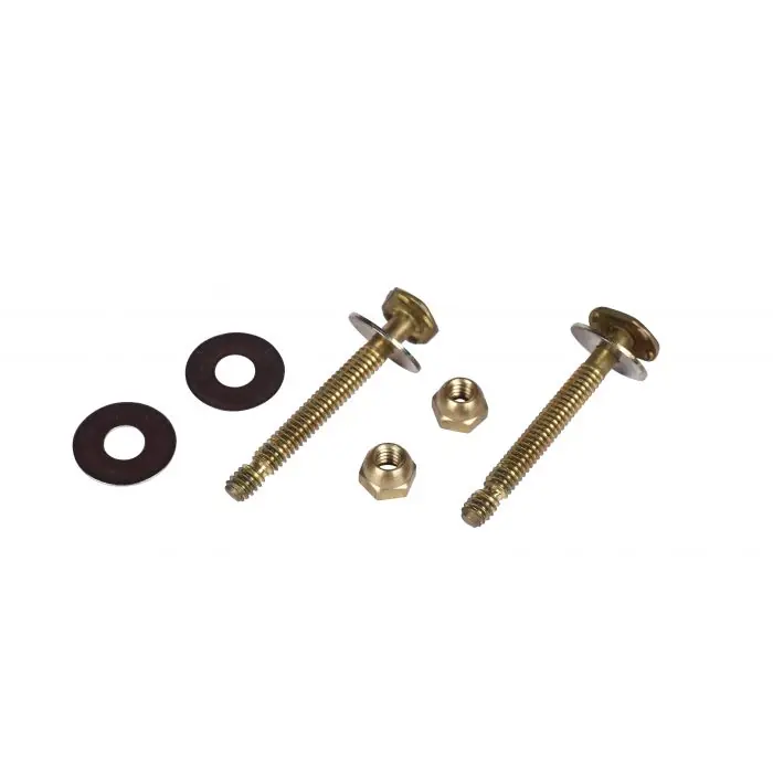 Oatey 90104 Johni-Bolts Solid Brass Toilet Bolts 1/4 Diameter x 2-1/4 Length