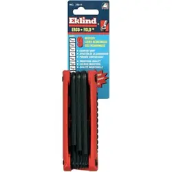 Eklind 25911 9pc. 5/64-1/4 Hex Keys