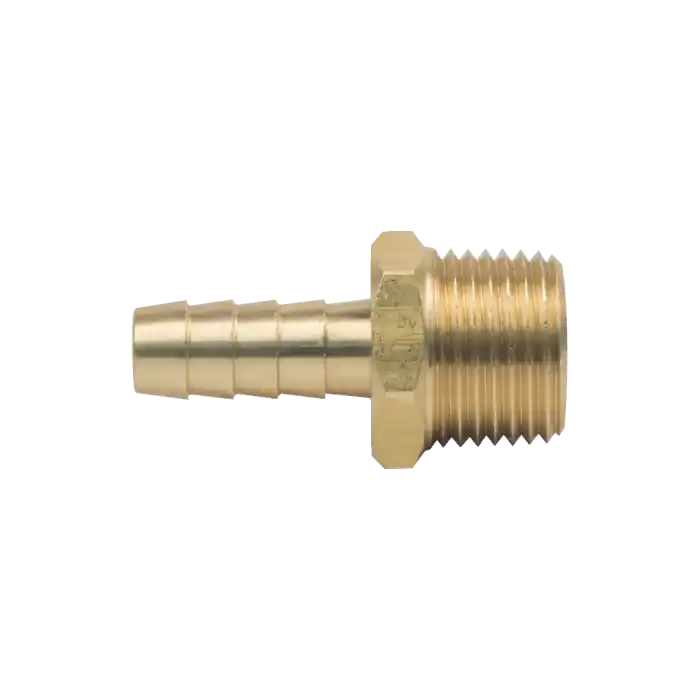 BrassCraft 125-6-8 Brass Male Pipe Adapter, 3/8 Hose Barb x 1/2 MNPT