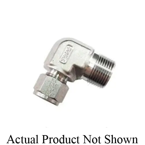 TYLOK B-8-DME-4 Brass 1/2 CBC Tube x 1/4 MNPT Elbow
