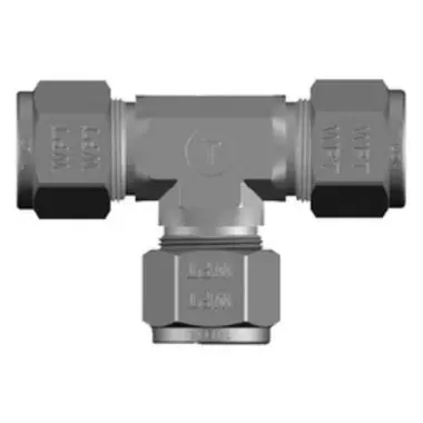 TYLOK INTERNATIONAL INC B-8-DTTT-8 Brass 1/2 CBC Tube x 1/2 CBC Tube x 1/2 CBC Tube Tee