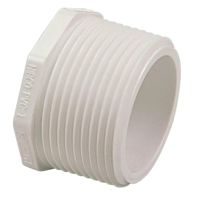 NIBCO INC L17035Y 450-005 1/2 MIPT Plug PVC 40