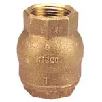 NIBCO NL9308A T480 1 Threaded Ring Check Valve Bronze