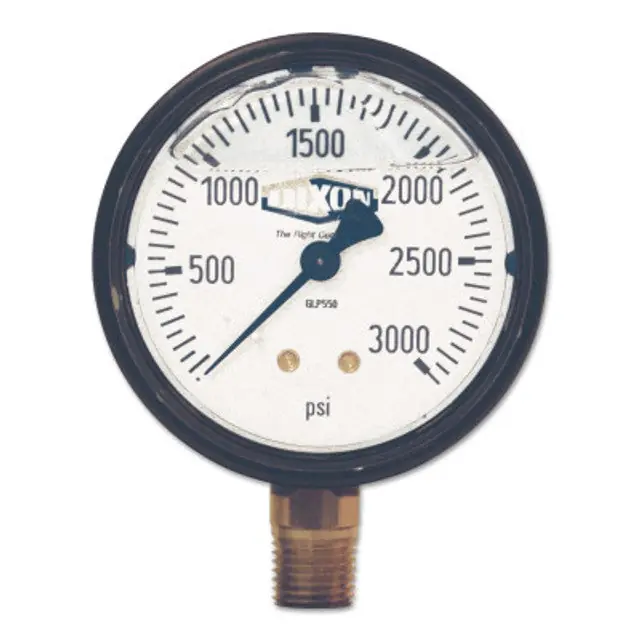 Dixon Valve GLS405 Liquid Filled Gauges 0 to 30 psi 1/4 in NPT(M)