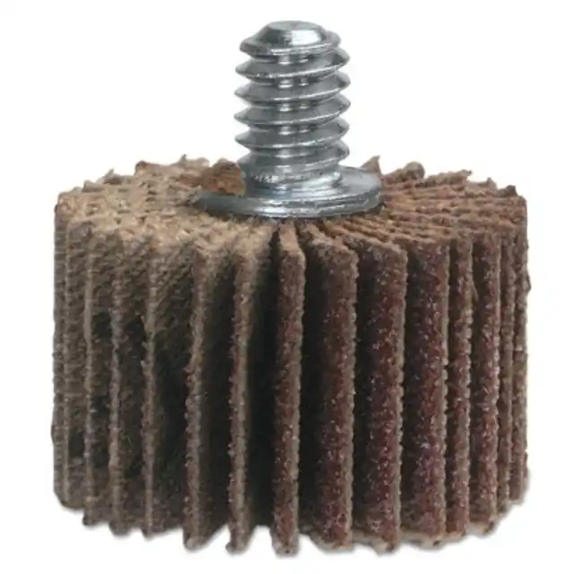 Merit Abrasives 8834131009 High Performance Mini Flap Wheels with 1/4-20 Thread 1 x 1 80 Grit 30,000 RPM