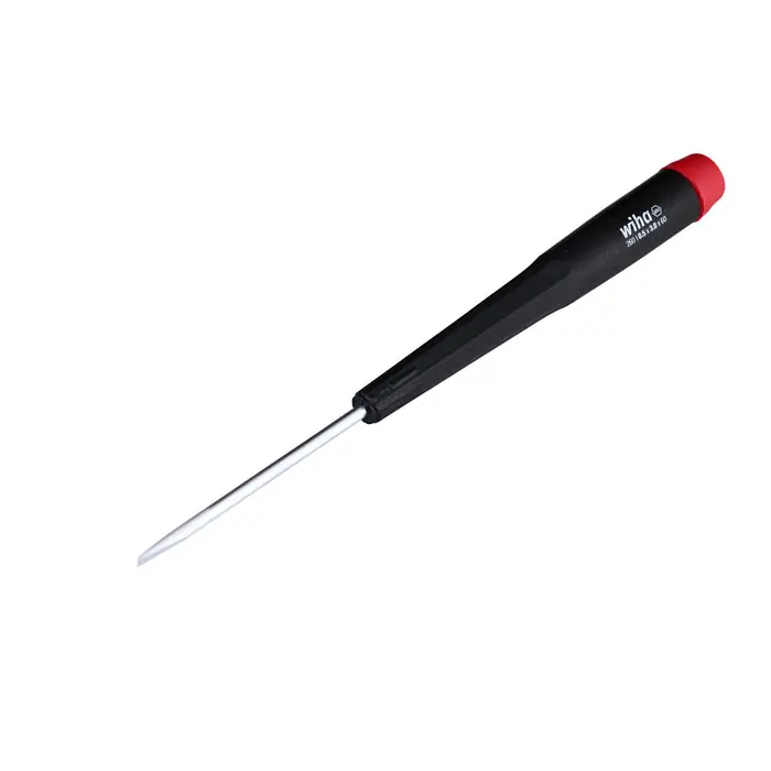 Wiha Tools 26032 Precision Slotted Screwdriver 1/8 in Tip 6.7 in OAL