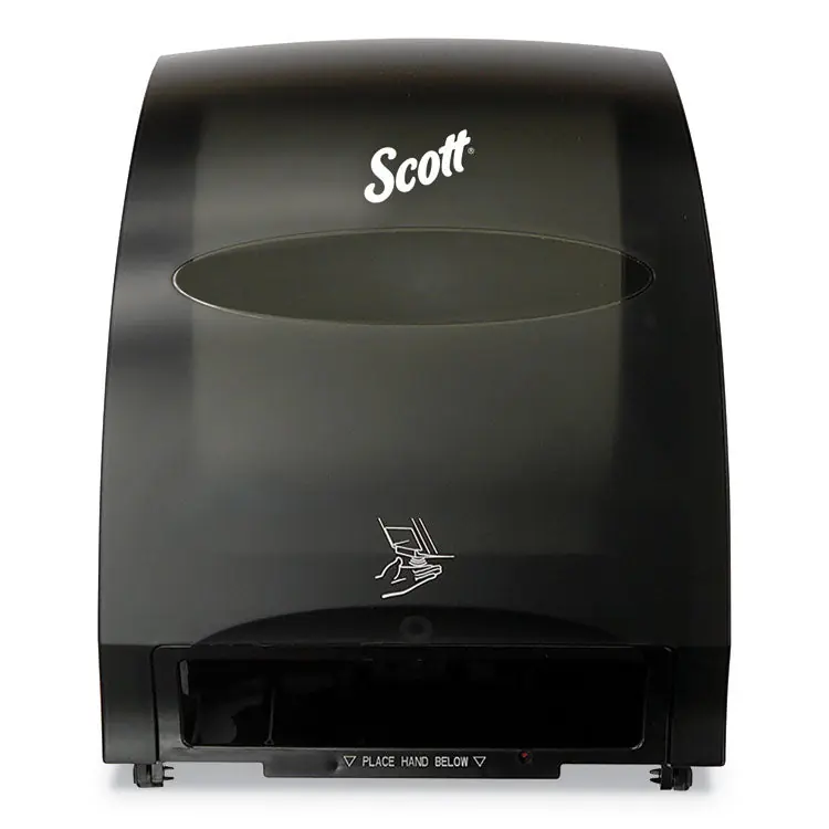 Scott 48860 Essential System Hard Roll Towel Dispenser Wall Mount Plastic Smoke