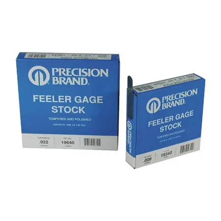 Precision Brand 19175 Coiled Steel Feeler Gage 0.0015 in 25 ft L