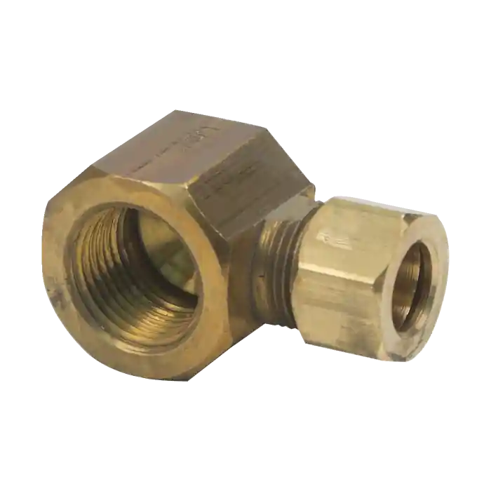 BrassCraft 70-6-6X 3/8 in. O.D. Tube x 3/8 in. FIP Compression Female Elbow