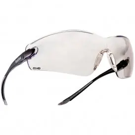 Bolle Safety 40040 Cobra Safety Glasses Hydrophobic Antireflective HD Clear Lens 40040