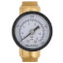 SharkBite 24436 Pressure Gauge with 1/2 Tee Lead Free