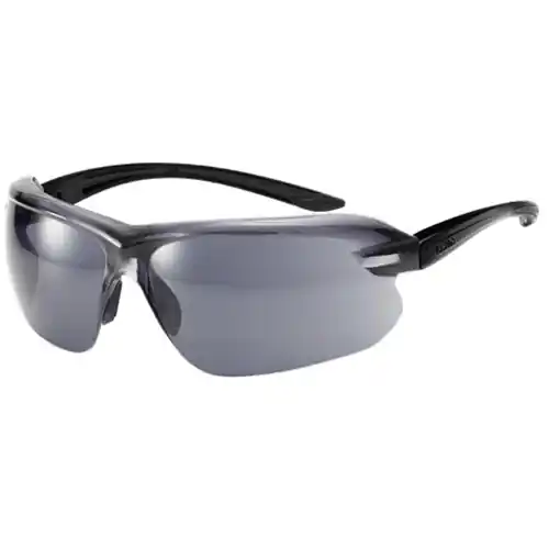 Bolle Safety PSSIRI436 Iri-S Safety Glasses Platinum Lite Coating Smoke Lens +3 Reading Area