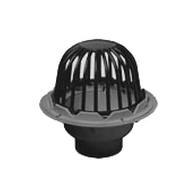 Oatey 78024 4 PVC Roof Drain with Cast Iron Dome