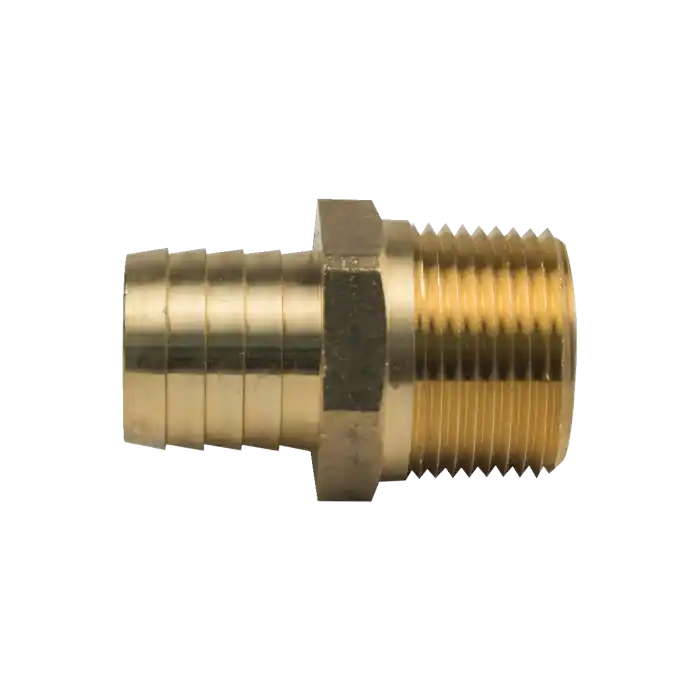 BrassCraft 125-16-16X 1 in. I.D. Hose Barb x 1 in. MIP Male Hose Barb Adapter