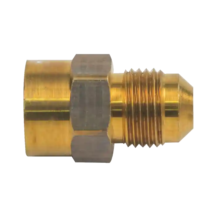 BrassCraft 46-4-4 1/4 in. O.D. flare x 1/4 in. FIP flare female adapter