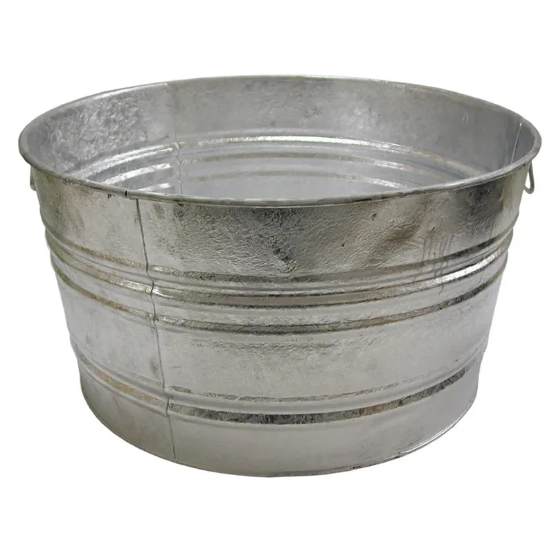 Magnolia Brush #2 TUB 59.18-QT. GALVANIZED TUB