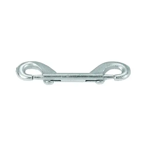 CAMPBELL T7631704 Snap Hook Stainless Steel Swiveling Round Eye Trigger 7/16 in 80 lb