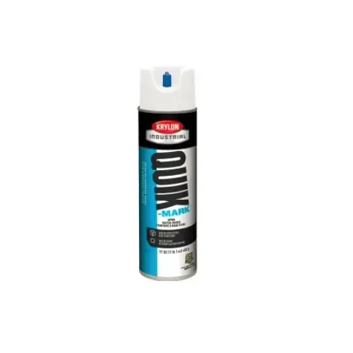 Krylon S03901 Quik-Mark Inverted Marking Paint Water Based 20 oz Aerosol APWA Brilliant White