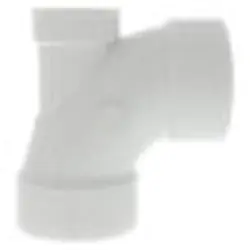 GENOVA P303-338 3X3X2 PVC DWV LOW HEEL INLET