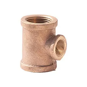 Merit Brass X106-160808 Reducer Tee 1 x 1/2 x 1/2 in 125 lb