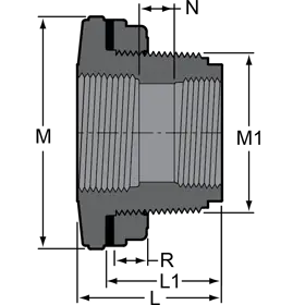 Spears 872-020 2 PVC Tank Adapter FPTXFPT