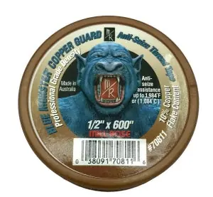 Mill-Rose 70811 1/2X600 Blue Monster CPR Guard Antiseize Tape