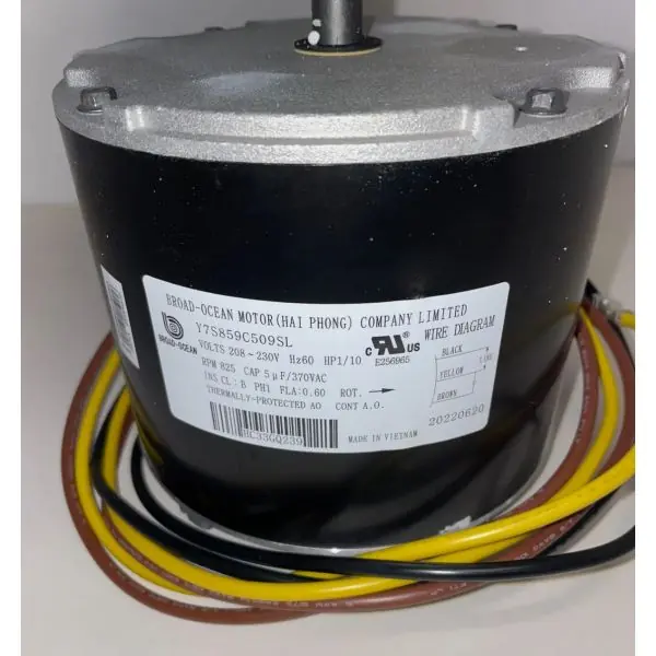 International Comfort Products 1191445 Motor Fan 1/10HP Replacement MPN