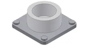 Danfoss 027L2554 SWT Flange Kit for NRVA 50