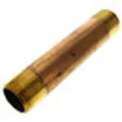 GENOVA PIPE NPBR2010 2 X 10 BRASS NIPPLE