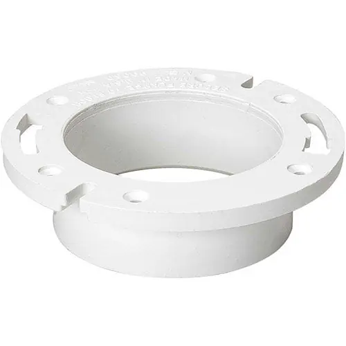 GENOVA PIPE PVCDWV FITTINGS 800-3704 4 PVC DWV CLO FLG HUB