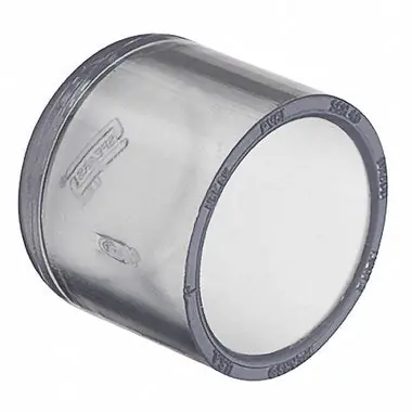 Spears 447-010L 1 PVC CAP SOC SCH40 CLEAR