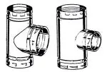 American Metal Products 8RT 8 Double Wall Tee
