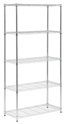 True Value TV217758 5Tier Chr Shelving Unit