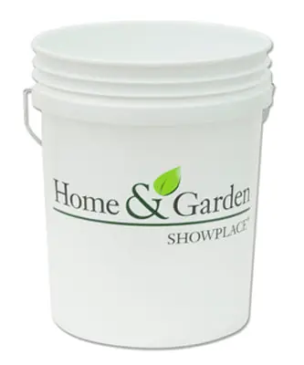 TRUE VALUE 6GLD010 5-Gallon White Plastic Pail Lid