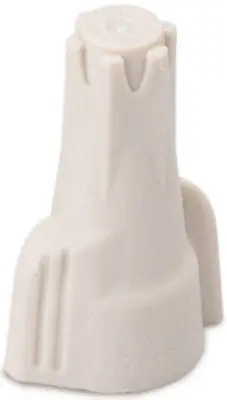 True Value 19-1H1 Hexlock Wire Connector, Screw-On, 22-6 AWG, Tan, 6-Pk.
