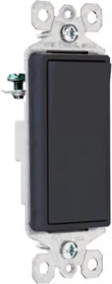 True Value TM870BKCC10 Pass & Seymour - Legrand Premium Decorator Single Pole Switch