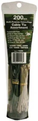 True Value 10097UVL 200Pk BLK Cable Tie