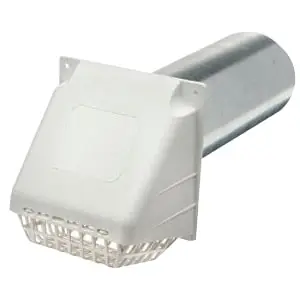 Deflecto RVHAB4 Wide Mouth Dryer Vent Hood 4 in Dia 14 in L