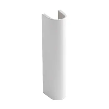 Kohler K-5246-0 Veer Vitreous China Bathroom Pedestal White