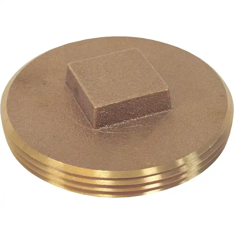 Jones Stephens P50150 Brass Cleanout Drain Plug 1-1/2 In.