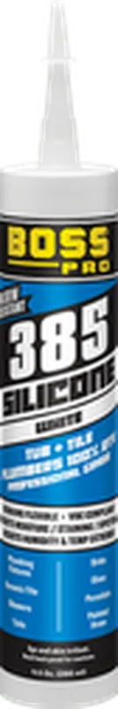 Boss 385 Tub & Tile Silicone Sealant 10 oz