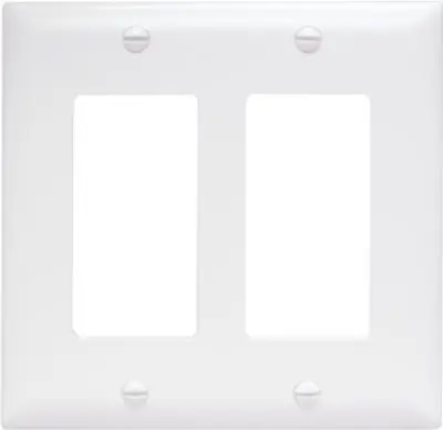 TRUE VALUE TP262WCC30 Pass & Seymour - Legrand White Decorator Nylon Wall Plate