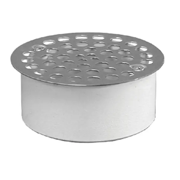 Jones Stephens D54004 4 PVC Snap-In Drain W/SS Str
