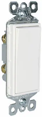 TRUE VALUE TM870WCP6 10-Pack Premium Decorator Single Pole Switch