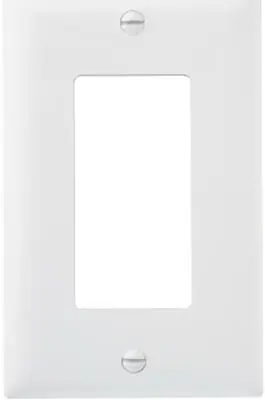 True Value TP26WCC100 Wall Plate Decorator Opening White Nylon