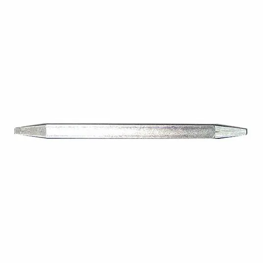 Kissler 08-0400 Black Steel Straight Hex and Square Wrench for Faucet Bibb Seat