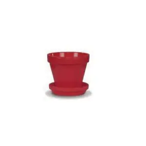 True Value PCS-4-R 4.5 Red Cera Planter