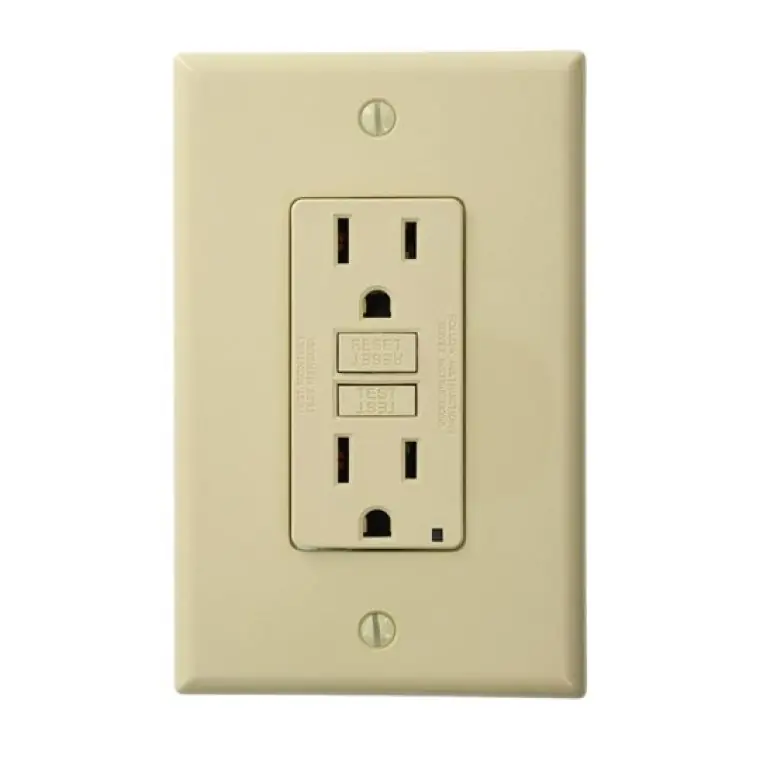 Leviton GFNT1-MI Self-Test Non-Tamper Resistant GFCI Receptacle 15A 125V - 20A 125V Feed-Through